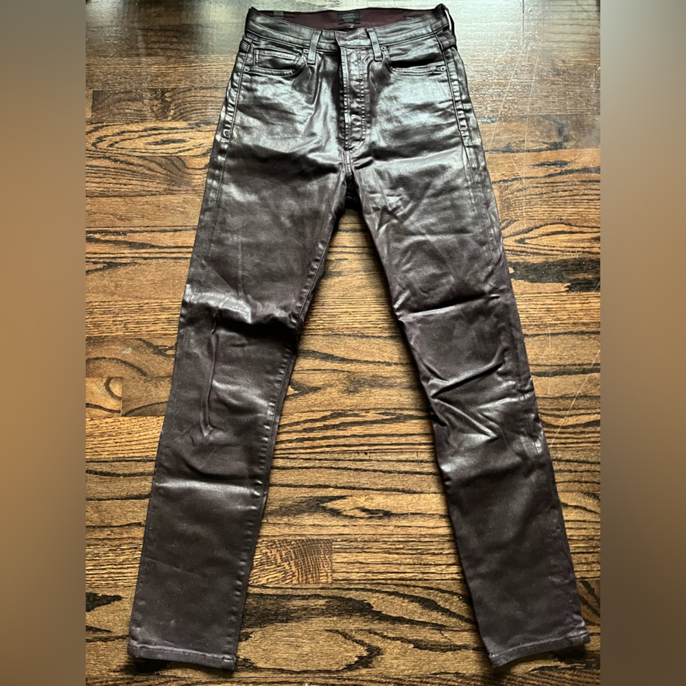 Citizens Of Humanity Dark Brown Straight Leg Jeans